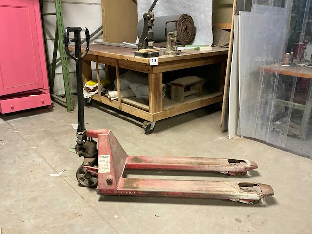 2006 weldone p2300t hand hydraulische palletwagen - afbeelding 1 van  2