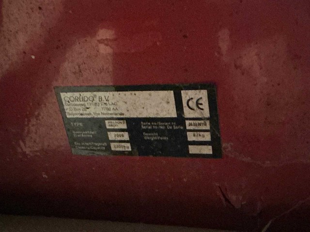 2006 weldone p2300t hand hydraulische palletwagen - afbeelding 2 van  2