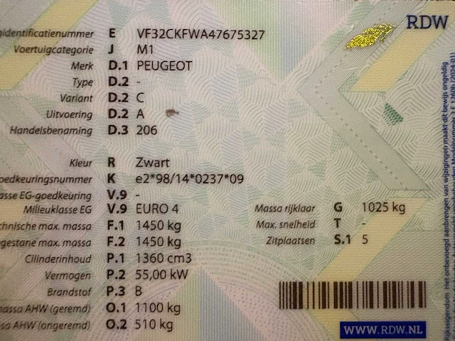2007 - peugeot - 206 - 1.4 air-line 3 - car - afbeelding 5 van  13