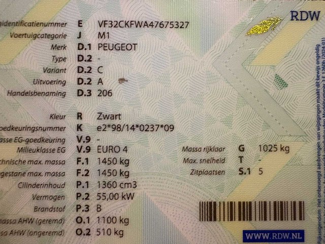 2007 - peugeot - 206 - 1.4 air-line 3 - car - afbeelding 5 van  13