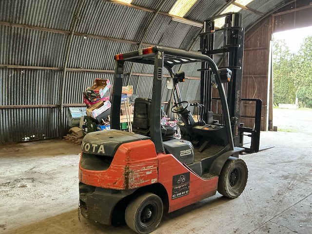 2007 - toyota 52-8fd25 - vorkheftruck - afbeelding 10 van  15