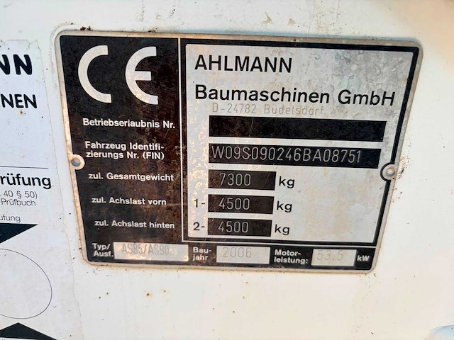 2007 ahlmann as 90 bulldozer - afbeelding 22 van  23