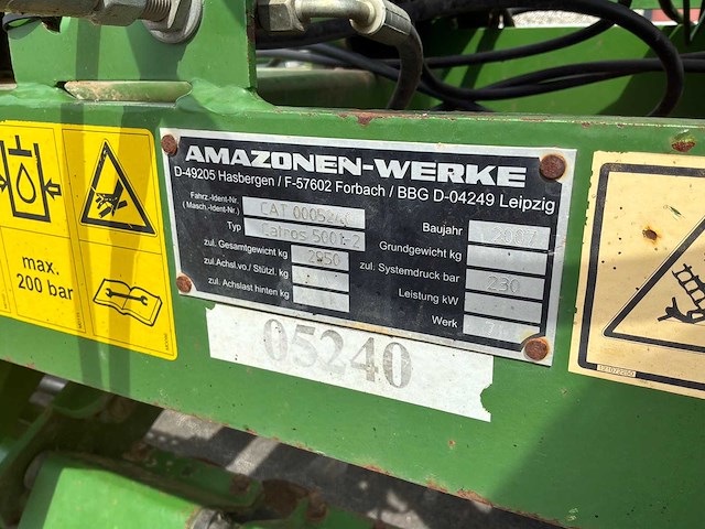 2007 amazon catros 5001-2 schijfcultivator - afbeelding 9 van  16