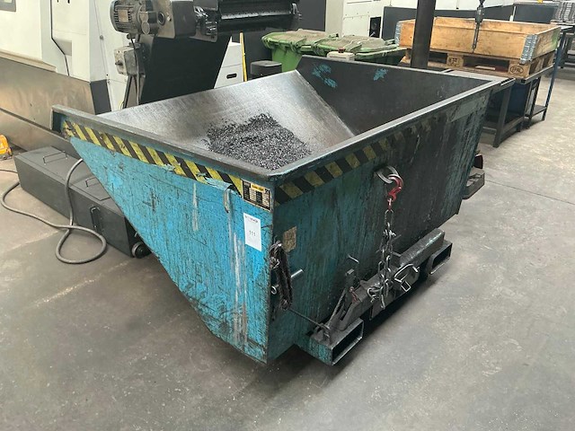 2007 bauer expo 900 afval kipcontainer - afbeelding 1 van  5