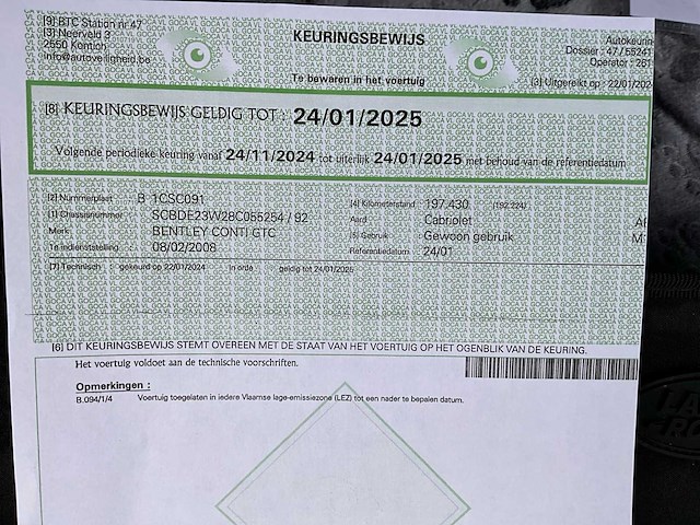 2007 bentley continental gtc 6.0 w12 - belgische wagen - goed onderhouden - afbeelding 72 van  72