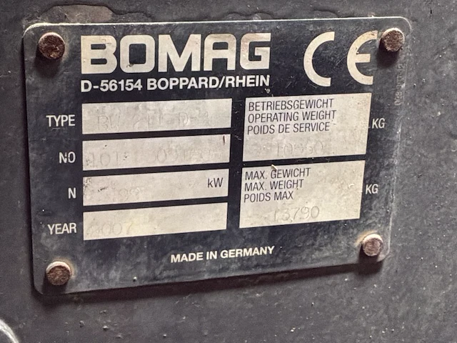 2007 bomag bw211d-4 grondwals - afbeelding 21 van  28