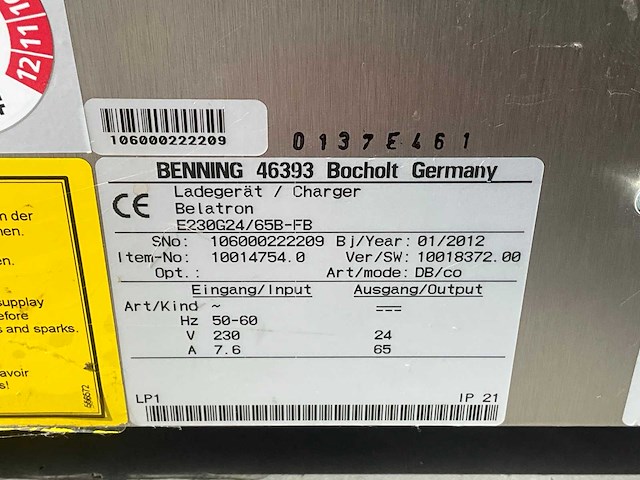 2007 bt c3e130r vorkheftruck - afbeelding 15 van  24