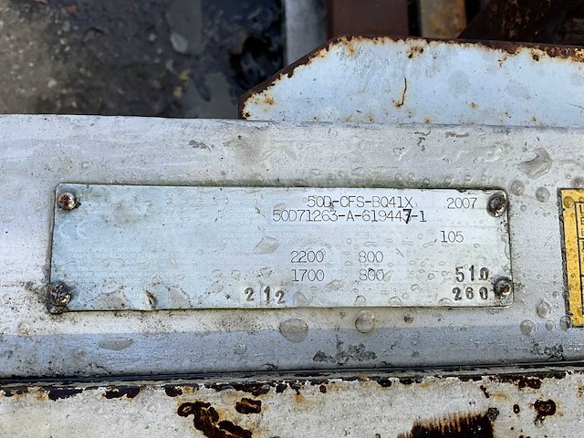 2007 cascade 50d-cfs-bq41x hydraulische vorkenklem (50d71263-a-619443-1) - afbeelding 8 van  8