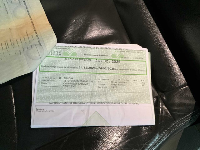 2007 chevrolet tacuma personenauto - afbeelding 15 van  23