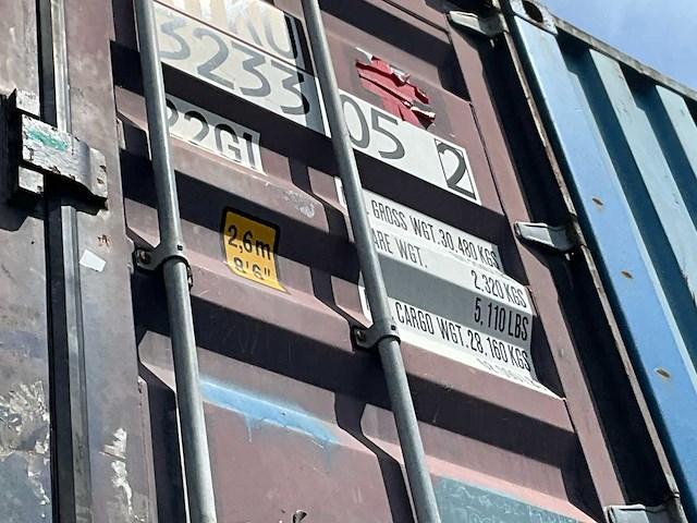 2007 cimc nykline noc220c3 zeecontainer - afbeelding 6 van  7