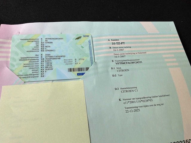 2007 citroën c1 personenauto - afbeelding 9 van  17
