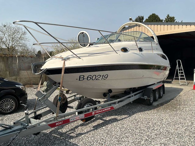 2007 cobrey 25 sc dubbelkajuitboot motorjacht met 3-assige aanhanger - afbeelding 1 van  79