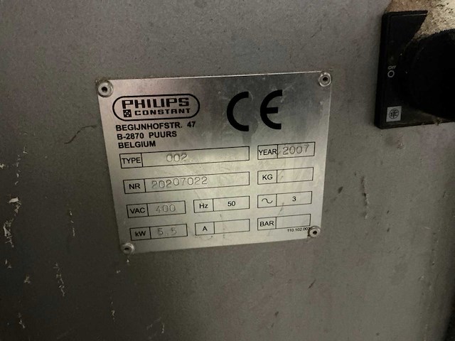 2007 constant philips paneelcirkelzaagmachine - afbeelding 9 van  10