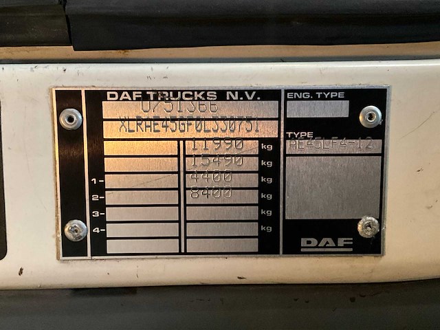 2007 daf fa-lf45 vrachtwagen met gereedschappen - afbeelding 48 van  131
