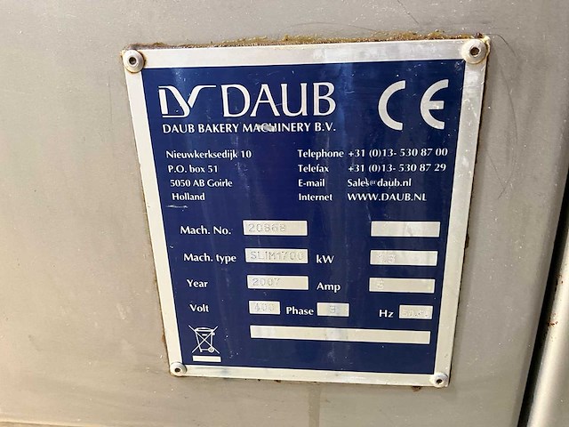 2007 daub slim 1700 afmeetmachine - afbeelding 7 van  8