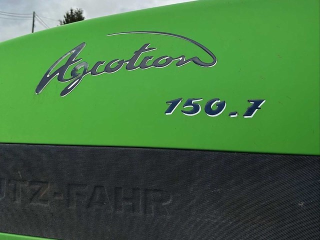 2007 deutz-fahr agrotron 150.7 4wd landbouwtractor - afbeelding 2 van  2