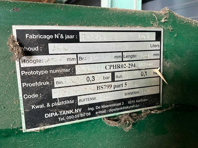 2007 dipa tank cphr02-294 tankstationapparatuur - afbeelding 4 van  4