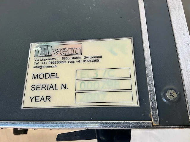 2007 elvem ec3 / c industriële markeermachine controller (2x) - afbeelding 5 van  5