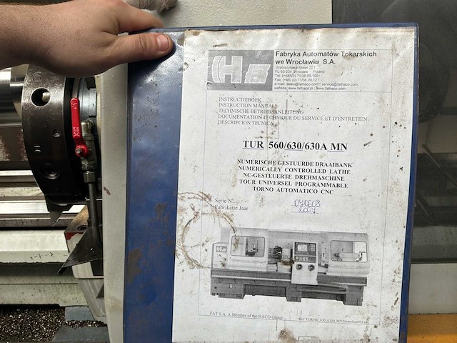 2007 fat haco tur630 mn cnc-draaibank - afbeelding 18 van  18