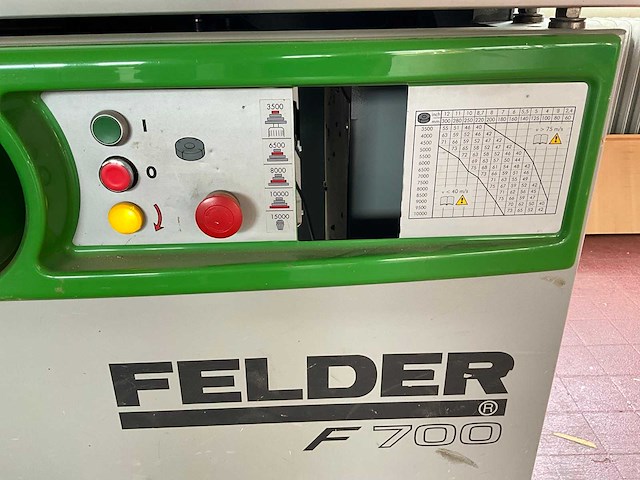 2007 felder f 700 freesmachine - afbeelding 7 van  23