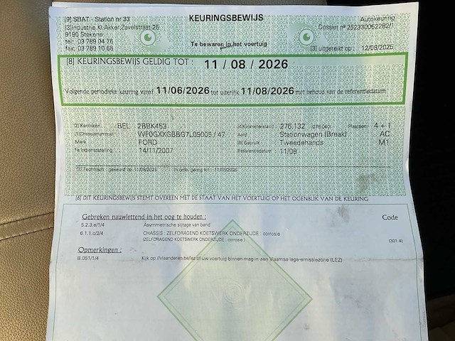 2007 ford mondeo personenauto - afbeelding 18 van  29