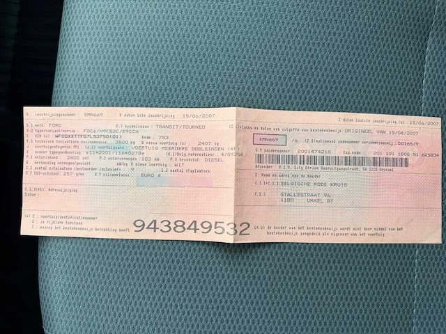 2007 ford transit minibus met 9 zitplaatsen - afbeelding 19 van  22