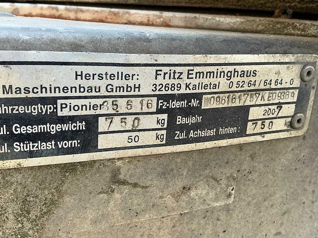 2007 fritz emminghaus pionier 85-6-16 verhuislift - afbeelding 6 van  16