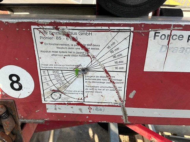 2007 fritz emminghaus pionier 85-6-16 verhuislift - afbeelding 8 van  16