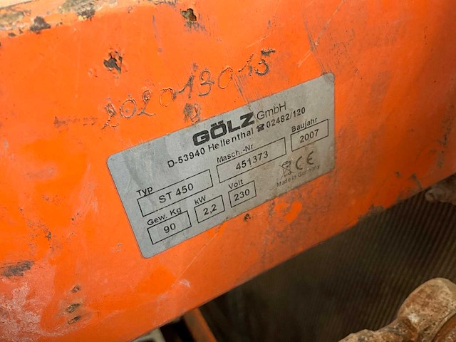 2007 gölz st450 betonzaag - afbeelding 4 van  4