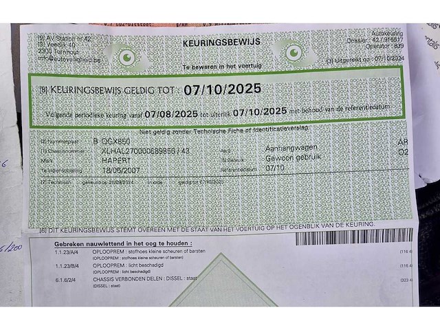 2007 hapert al2701 aanhangwagen - afbeelding 8 van  16