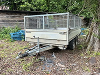2007 herna dubbelas aanhanger met kiepbak kp3z aanhangwagen - afbeelding 1 van  20
