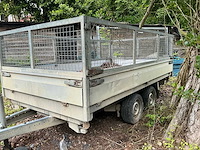 2007 herna dubbelas aanhanger met kiepbak kp3z aanhangwagen - afbeelding 10 van  20