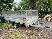 2007 herna dubbelas aanhanger met kiepbak kp3z aanhangwagen - afbeelding 15 van  20