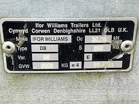 2007 i for williams db 2-assige aanhangwagen - afbeelding 9 van  11
