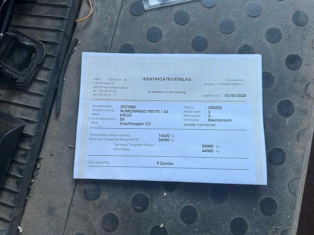 2007 iveco ad260t36 met containersysteem - afbeelding 34 van  42