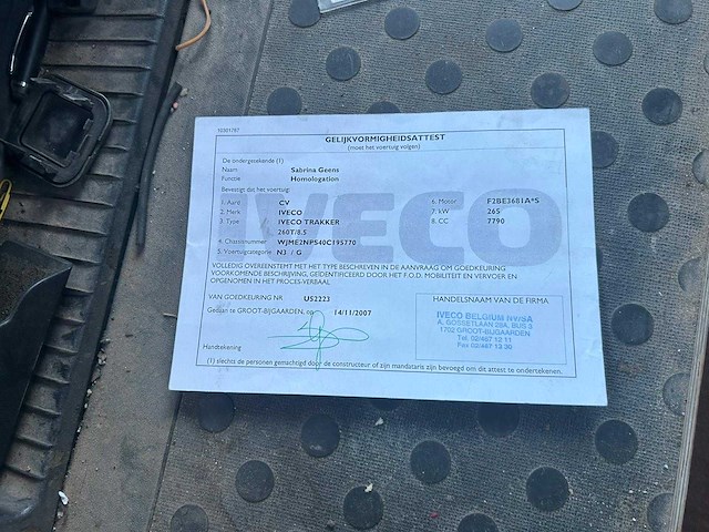 2007 iveco ad260t36 met containersysteem - afbeelding 36 van  42