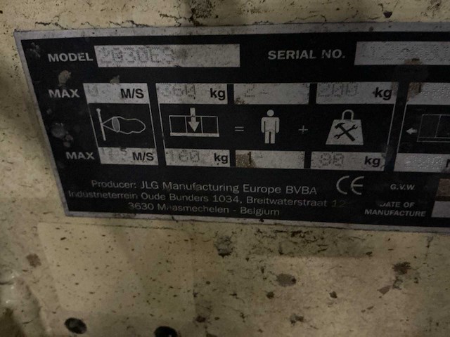 2007 jlg 2030es hoogwerker - afbeelding 7 van  9