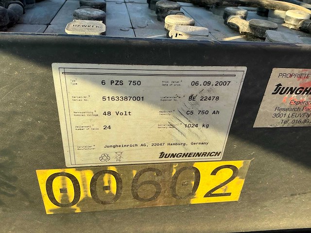 2007 jungheinrich efg 320 vorkheftruck - afbeelding 11 van  19