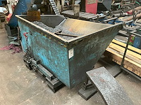 2007 kaiser+kraft 927093 afval kipcontainer - afbeelding 1 van  6