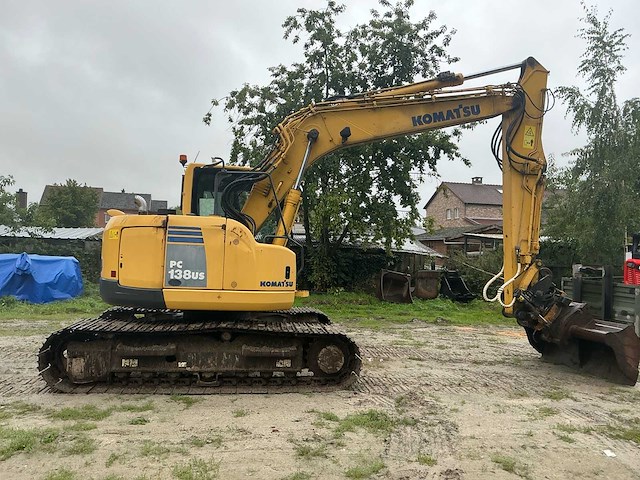 2007 komatsu pc 138 us rupsgraafmachine - afbeelding 11 van  15