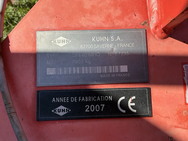 2007 kuhn gf6401 mho schudder - afbeelding 24 van  30