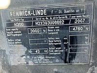 2007 linde h30d vorkheftruck - afbeelding 14 van  101
