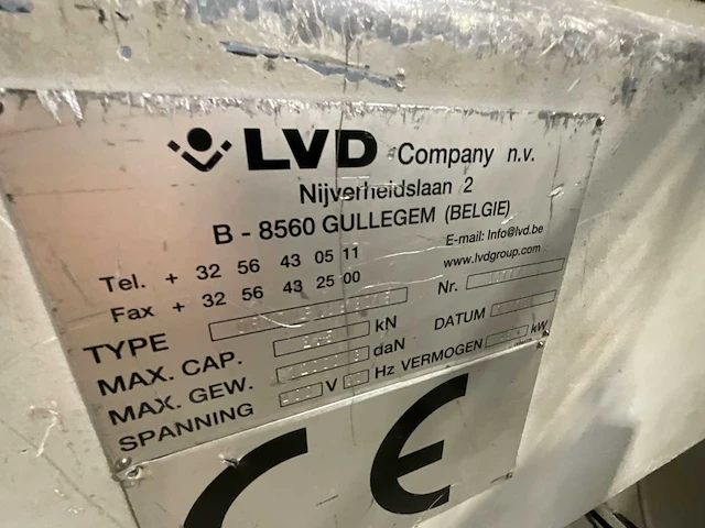 2007 lvd orion 3015 plus cnc co2-lasersnijmachine met een ge fanuc/lvd besturing - afbeelding 35 van  40