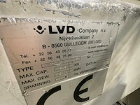 2007 lvd orion 3015 plus cnc co2-lasersnijmachine met een ge fanuc/lvd besturing - afbeelding 35 van  40