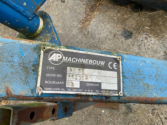 2007 machinebouw vb38 voedingsafweermiddel - afbeelding 9 van  9