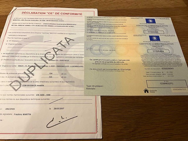 2007 manitou mt728 verreiker - afbeelding 9 van  17