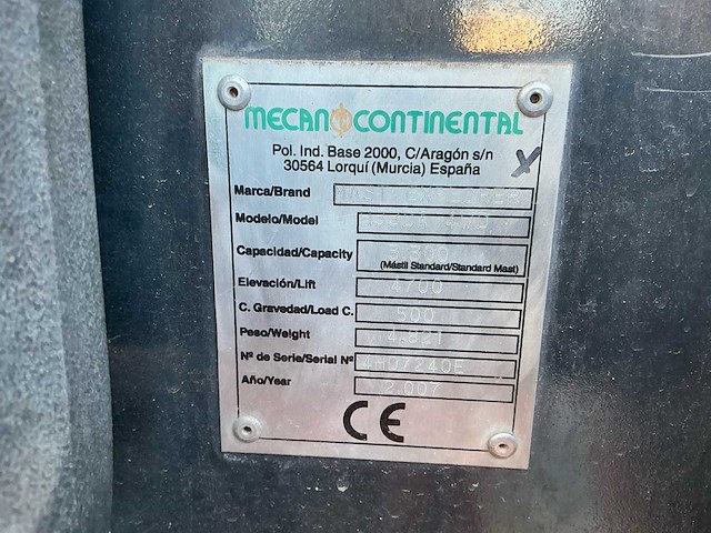 2007 masi explorer 4x4 vorkheftruck - afbeelding 7 van  18