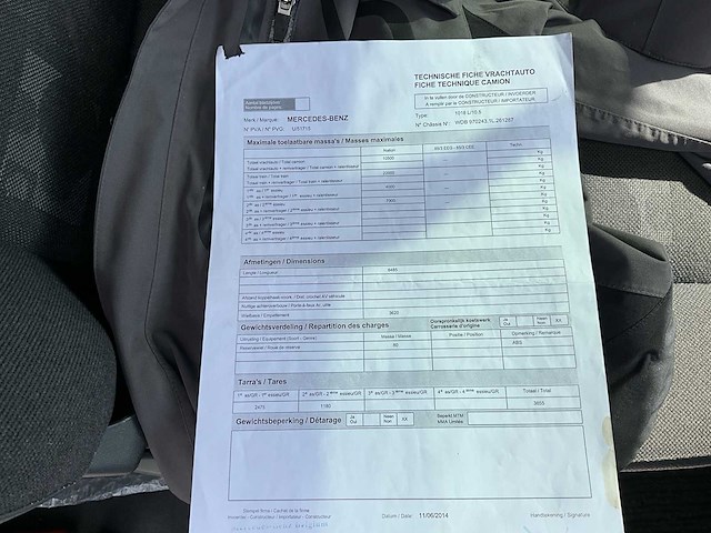 2007 mercedes atego 1018 truck - afbeelding 44 van  44