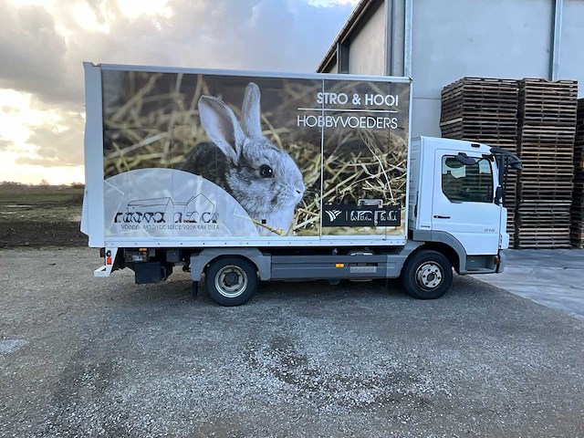 2007 mercedes-benz atego 816 (kort chassis) vrachtwagen - afbeelding 25 van  25