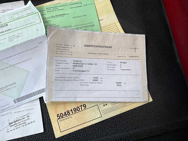 2007 mercedes-benz axor 2633 vrachtwagen - afbeelding 16 van  23